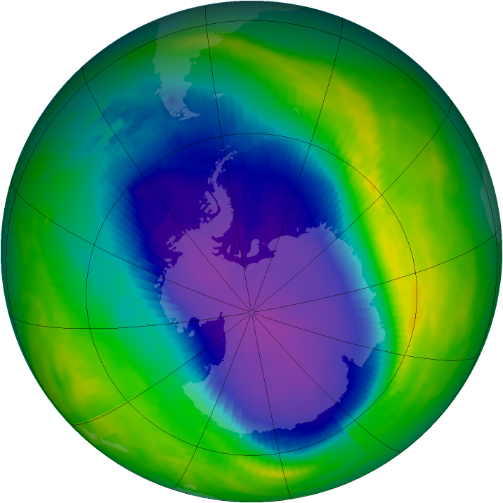 Ozone Map 1991-10-06